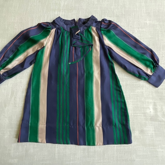 Little Marc Jacob’s Silk Striped Dress Size  4 - Picture 1 of 9